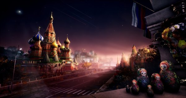 Храм Василия Блаженного Москва арт