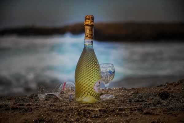 Песок в бутылке с моря
