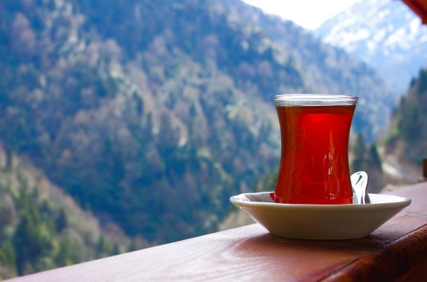 Чашка чая в горах