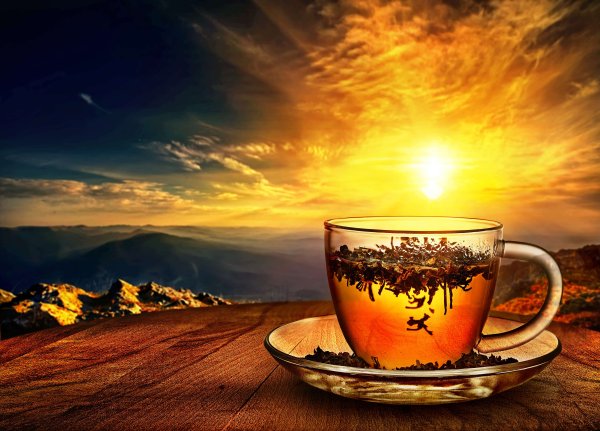 Чашка чая в горах