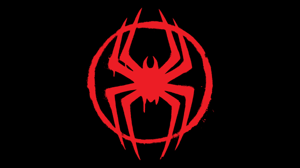 Человек паук через вселенные лого