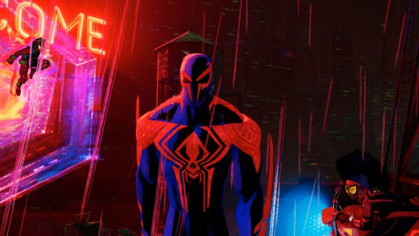 Человек-паук паутина вселенных мультфильм 2023