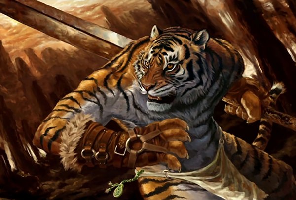 Каджит Саблезубый тигр