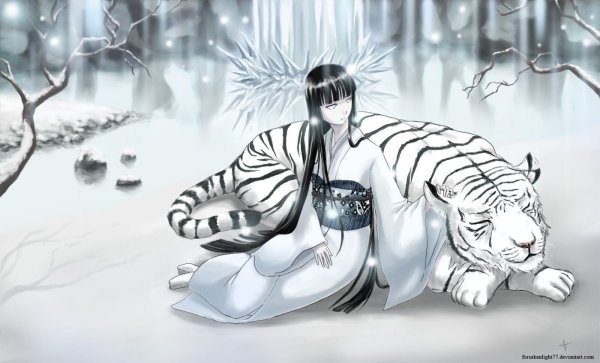 Кохаку белый тигр