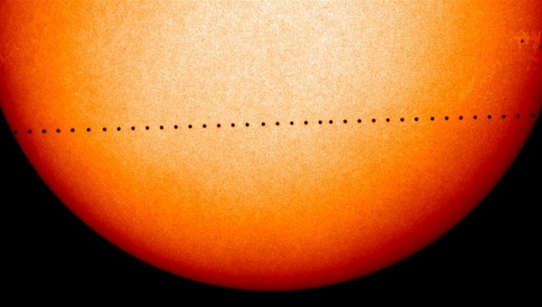 Прохождение Меркурия по диску солнца