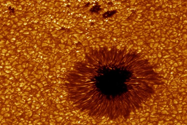 Фотосфера солнца гранулы