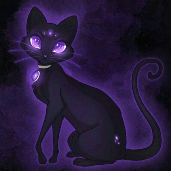 Коты Воители фиолетовый
