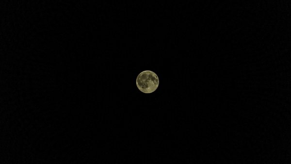 Луна на черном фоне обои