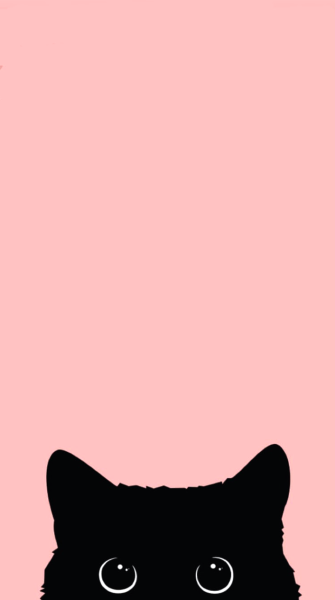Котенок на розовом фоне