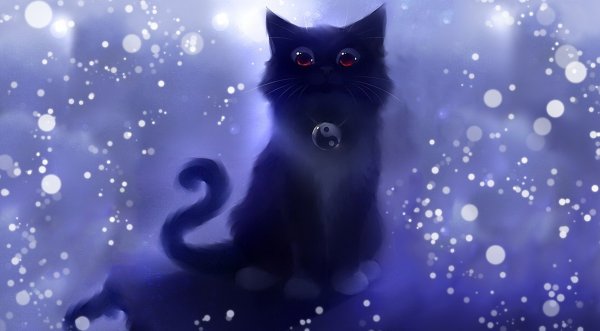 Черный кот фэнтези