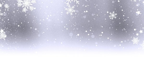 Серый фон со снежинками