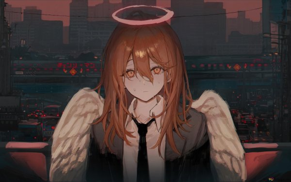 Демон ангел человек бензопила аниме