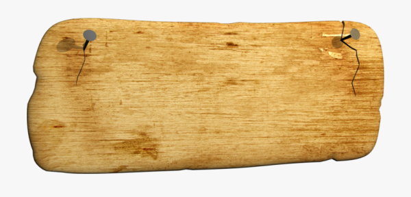 Старая деревянная табличка
