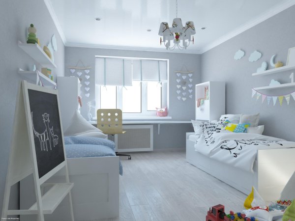 Икеа детская комната для двоих