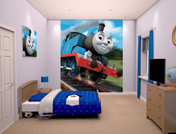Детская комната в стиле железнодорожной