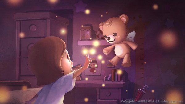 Девочка с медвежонком
