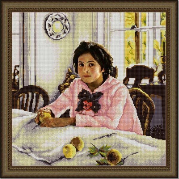 Третьяковская галерея картины девочка с персиками