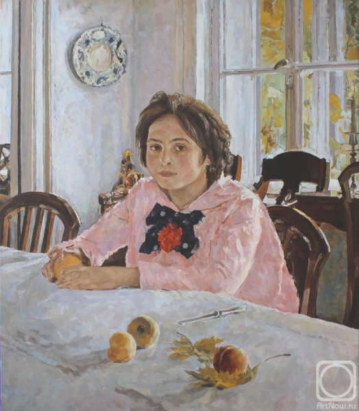 В. Серов. «Девочка с персиками». 1887 Г.