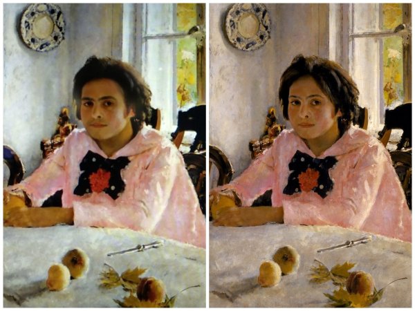 Третьяковская галерея девочка с персиками