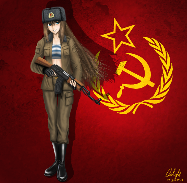 Аниме Советская девушка
