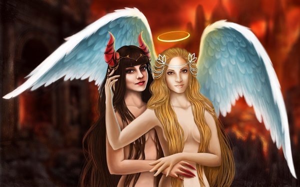 Картинки ангелов и демонов