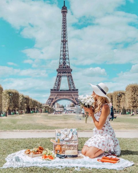 Фон Парижа с эльфивой башней