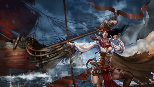 Элизабет Капитан корабля пираты 18