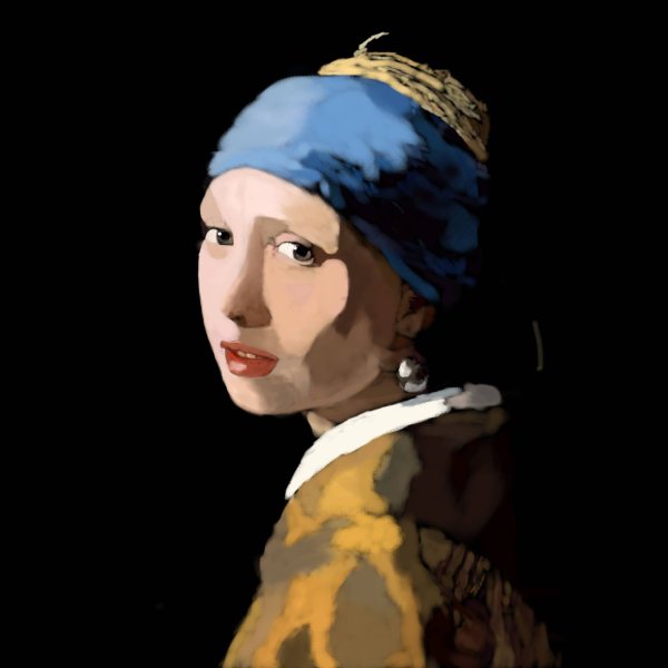 Арт девушка с жемчужной сережкой Ван Гог