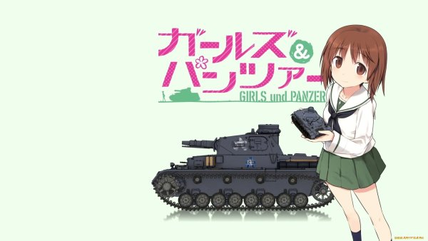 Аниме обои girls und Panzer