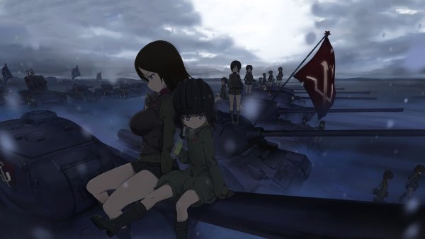 Аниме girls und Panzer правда