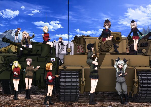 Girls und Panzer Нонна и Дарджилинг