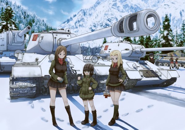 Аниме танкистки girls und Panzer