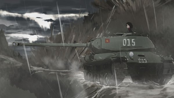 Аниме танкистки т 34