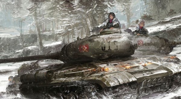 Girls und Panzer ИС-2