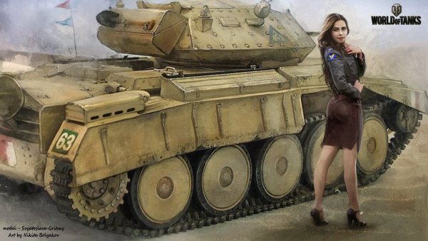 Девушки танкистки танки World of Tanks