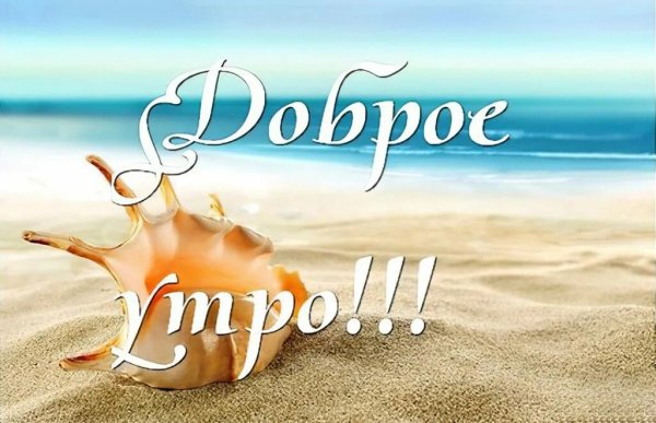 Доброе утро море