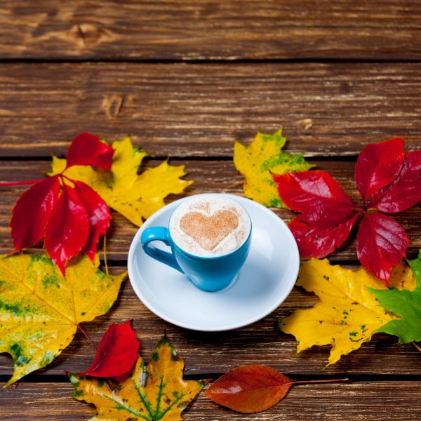 Осенняя чашка кофе