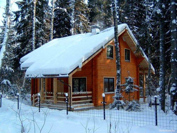 Зимний загородный дом