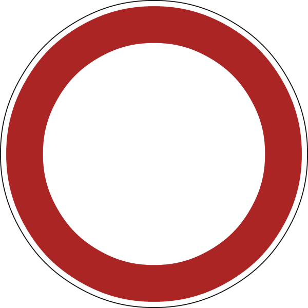 Дорожные знаки круглые