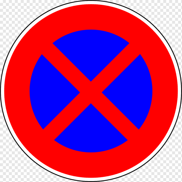 Знак стоянкака запрещена вектор