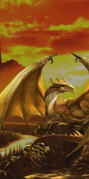 Синий дракон красный дракон желтый дракон