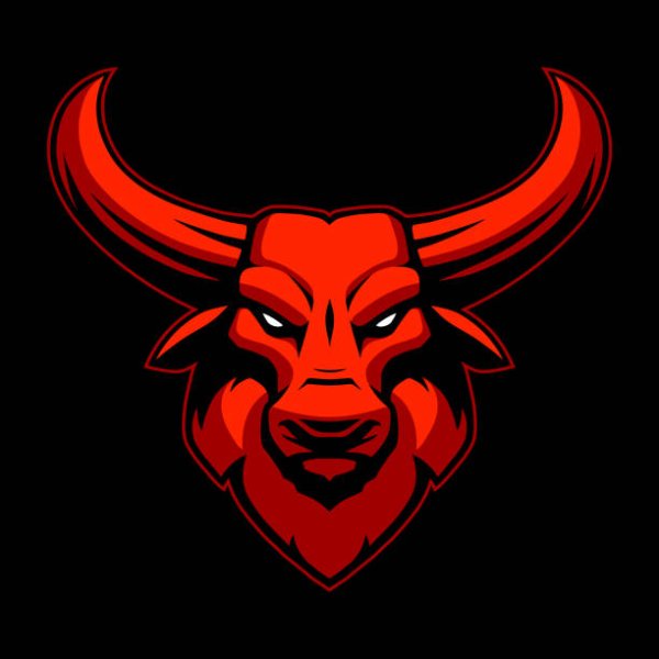 Красный бык логотип
