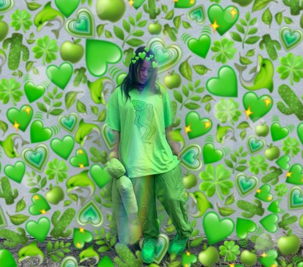 Зелёные авы для девочек