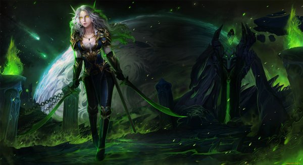 World of Warcraft эльфы арт