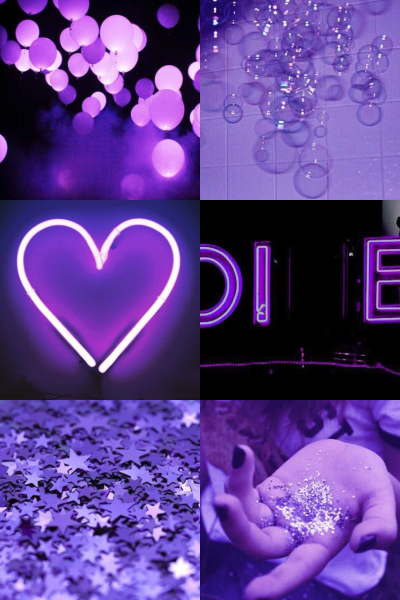 Фиолетовые эстетичные обои для девочек