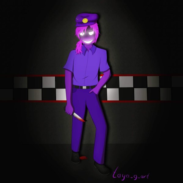 Фиолетовый парень ФНАФ 2
