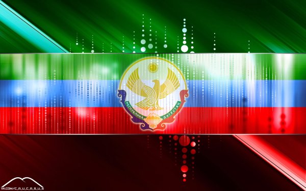 Фон флаг Дагестана