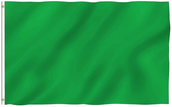 Флаг дерево на зеленом фоне