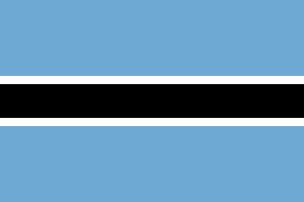 Республика Ботсвана флаг