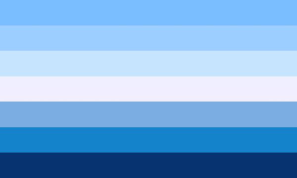 Синий флаг ориентация